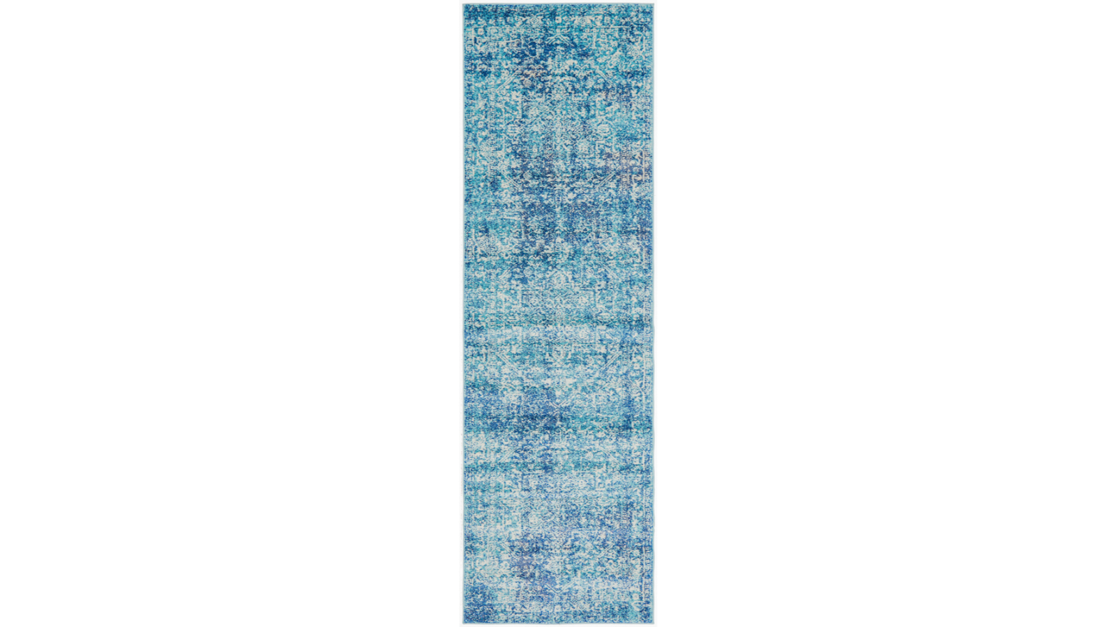 The Weave Studio Awaken 253 Blue Runner Rug - 500 x 80cm