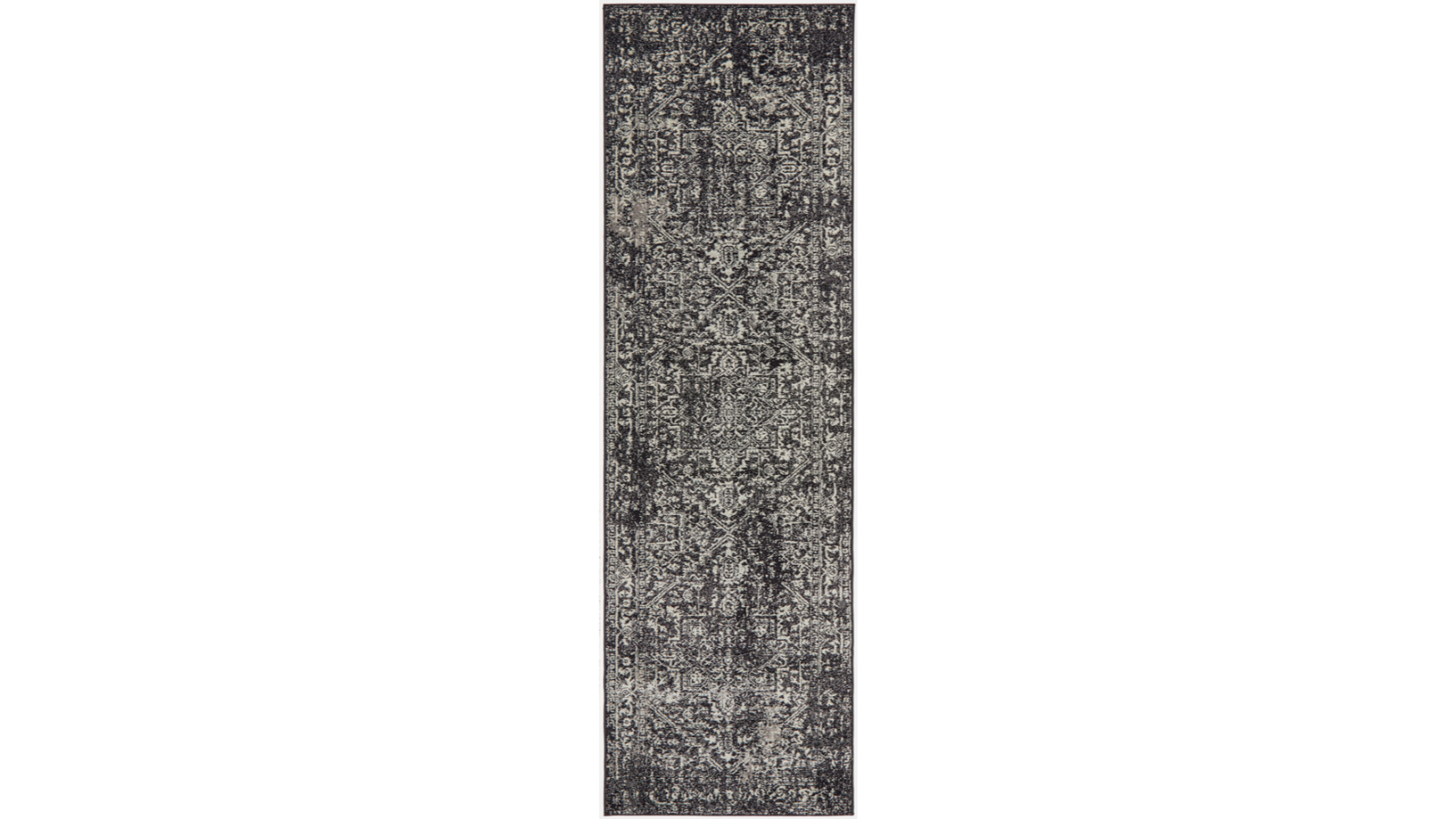 The Weave Studio Awaken 253 Charcoal Runner Rug - 500 x 80cm