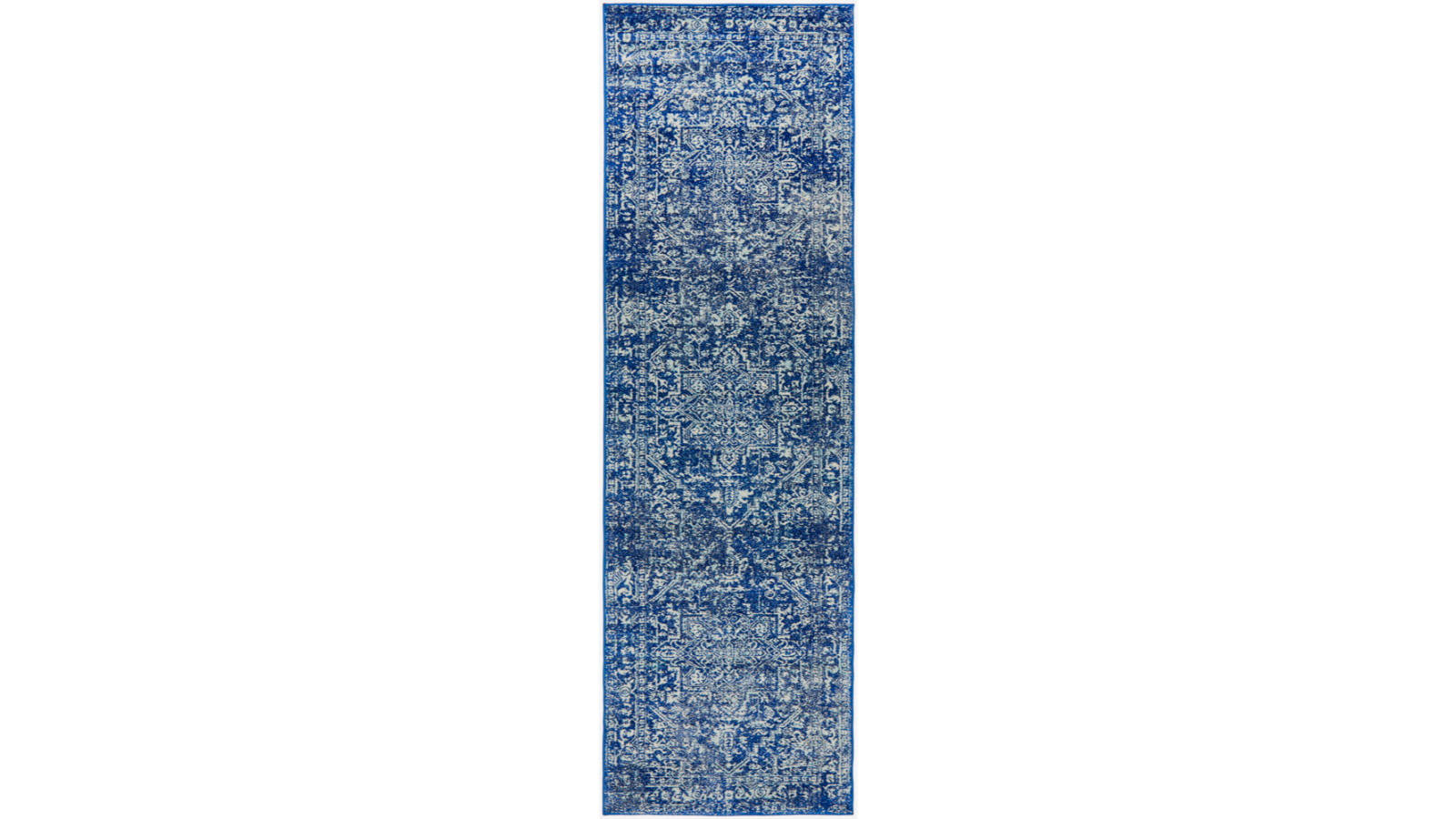 The Weave Studio Awaken 253 Navy Runner Rug - 300 x 80cm