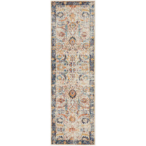 The Weave Studio Awaken 255 Ivory Runner Rug - 500 x 80cm