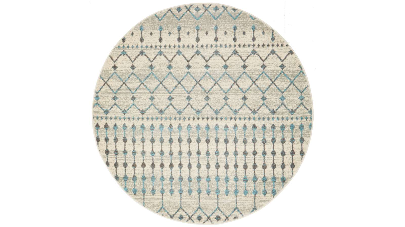 The Weave Studio Awaken 260 White Round Rug - 240 x 240cm