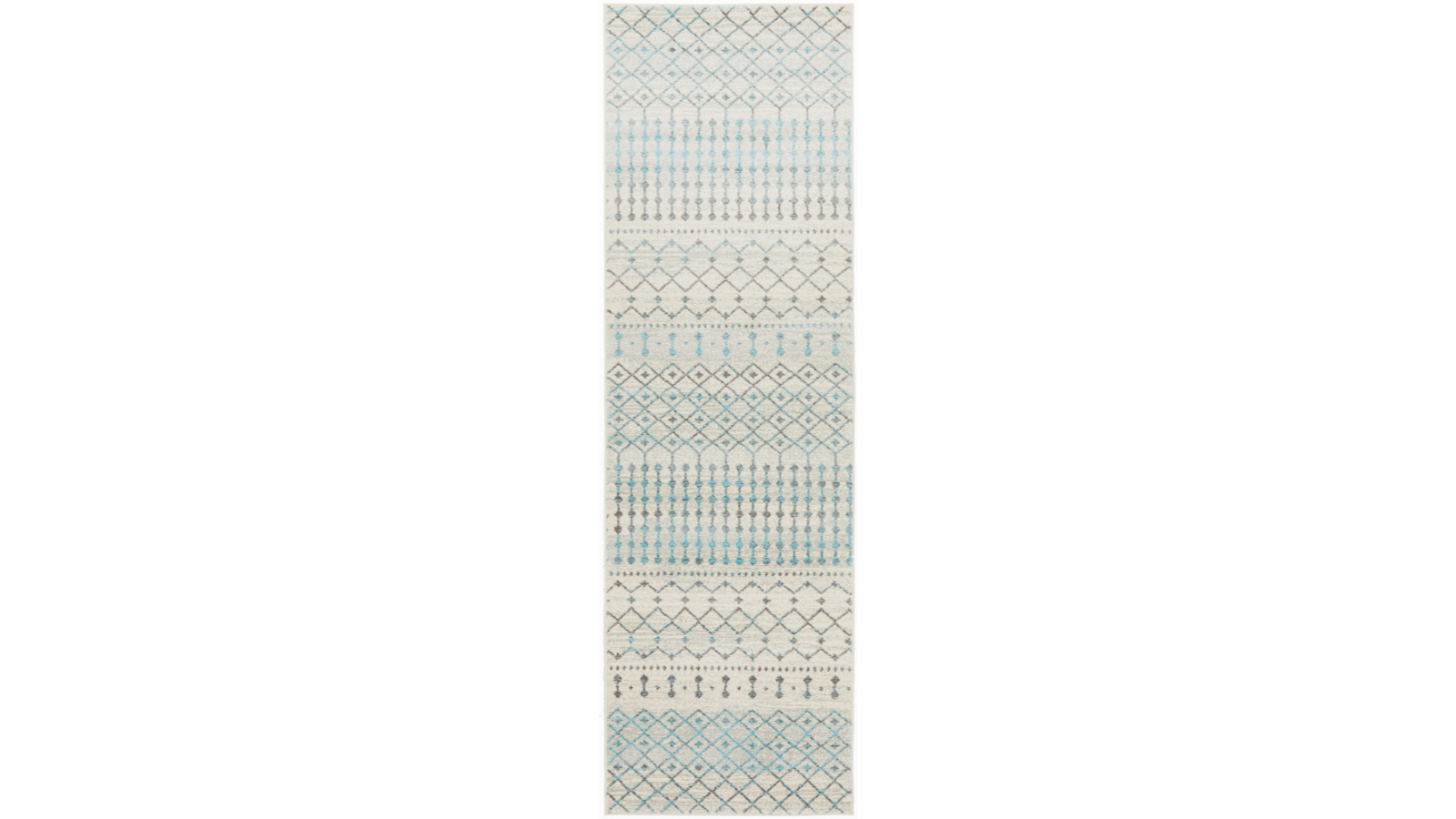 The Weave Studio Awaken 260 White Runner Rug - 400 x 80cm