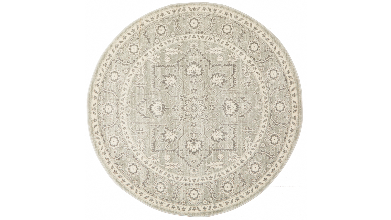 The Weave Studio Awaken 261 Silver Round Rug - 240 x 240cm