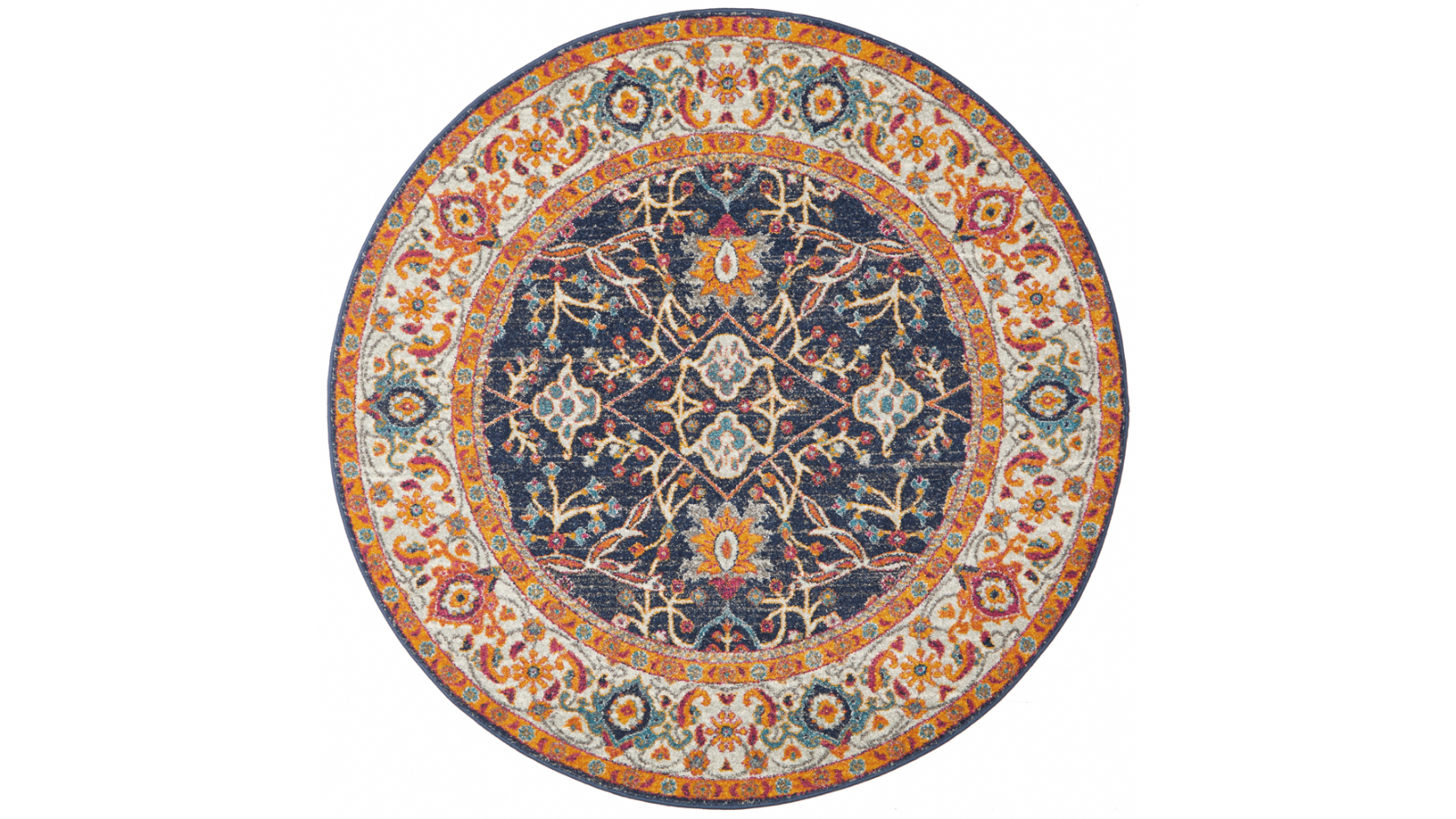 The Weave Studio Awaken 262 Multi Round Rug - 240 x 240cm