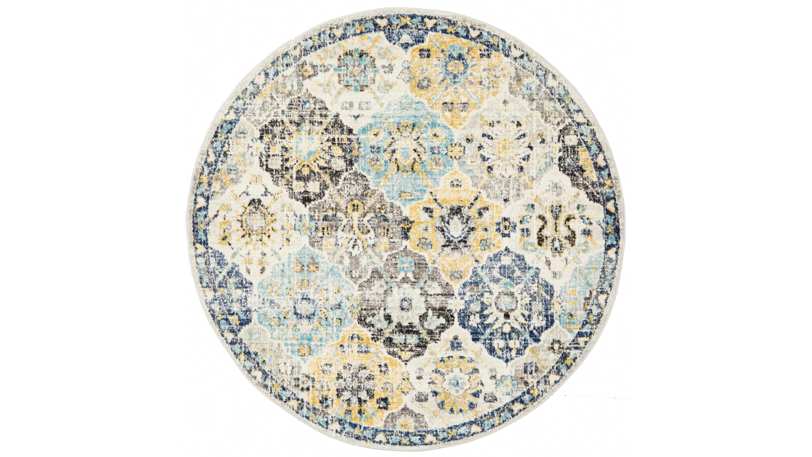 The Weave Studio Awaken 266 Multi Round Rug - 150 x 150cm
