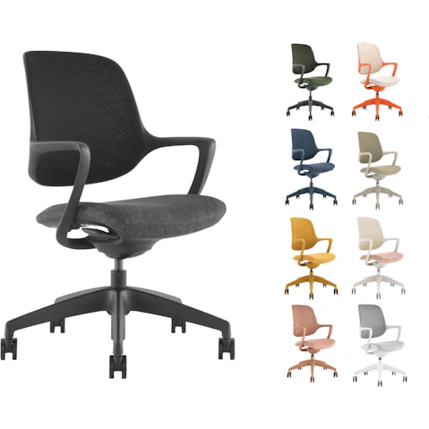 Desky Evoque Low Back Office Chair