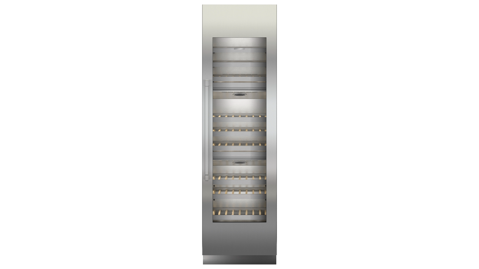 Liebherr Monolith 100 Bottle Integrated Triple Zone Wine Cabinet - Stainless Steel