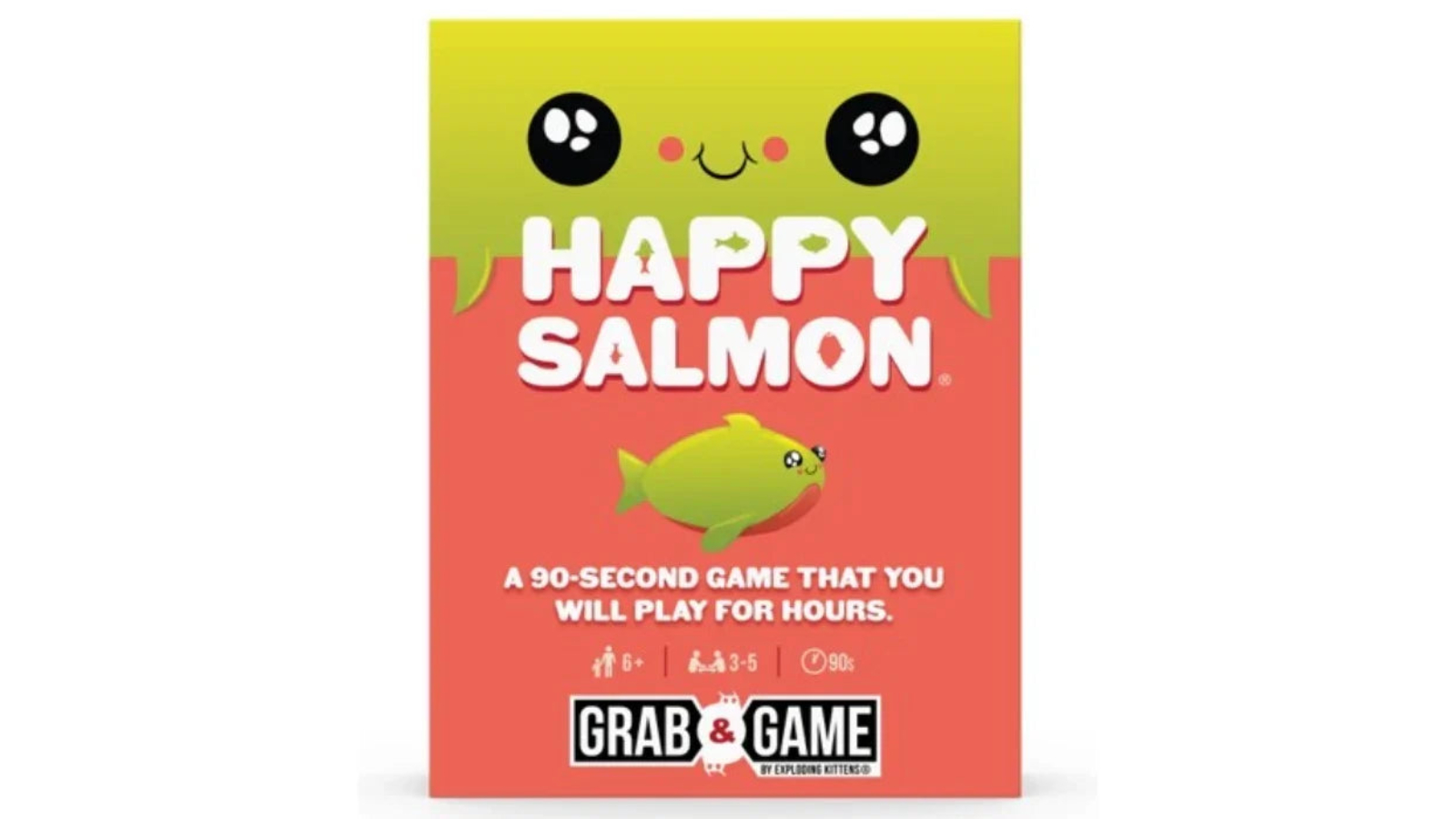 Exploding Kittens Grab and Game Happy Salmon Party Game