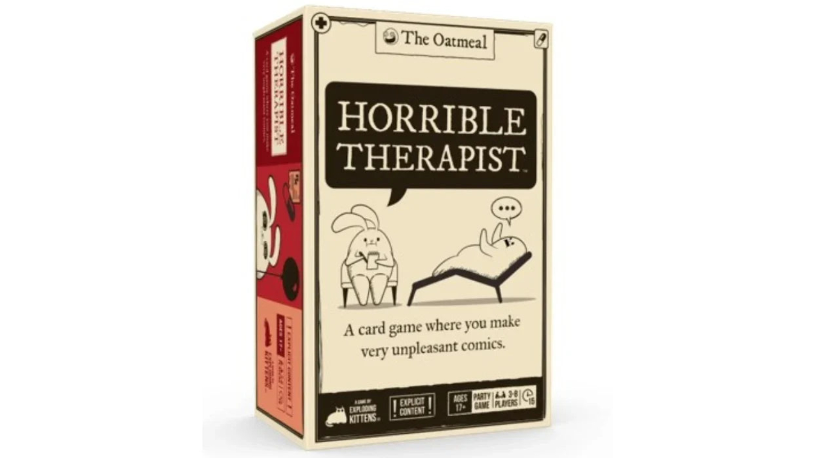 Exploding Kittens Horrible Therapist Party Game