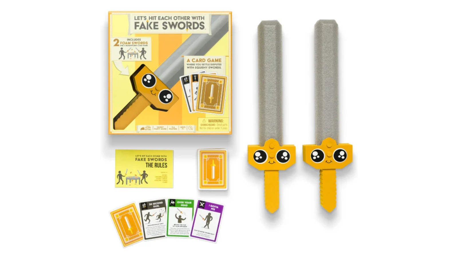Exploding Kittens Let's Hit Each other with Fake Swords Party Game