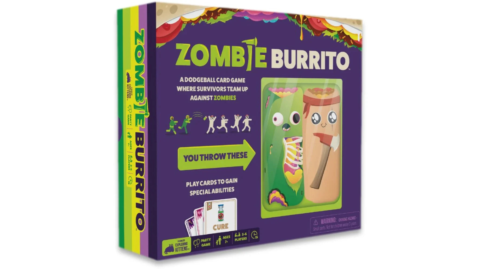 Exploding Kittens Zombie Burrito Party Game
