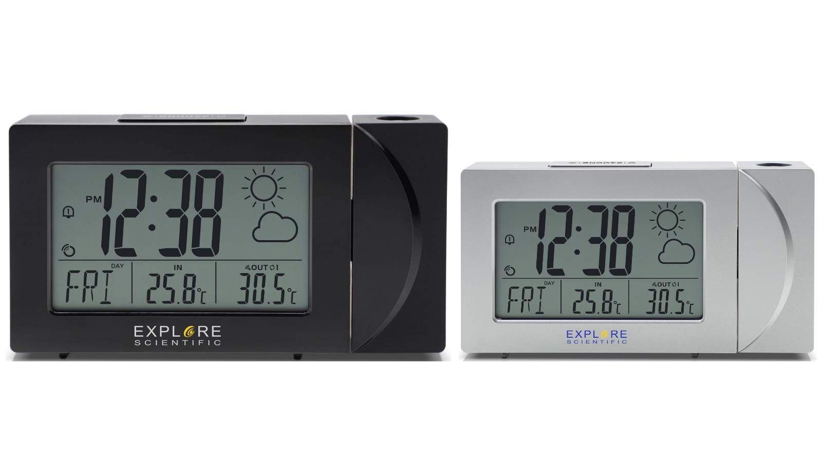Explore Scientific Projection Clock with Weather Forecast Display