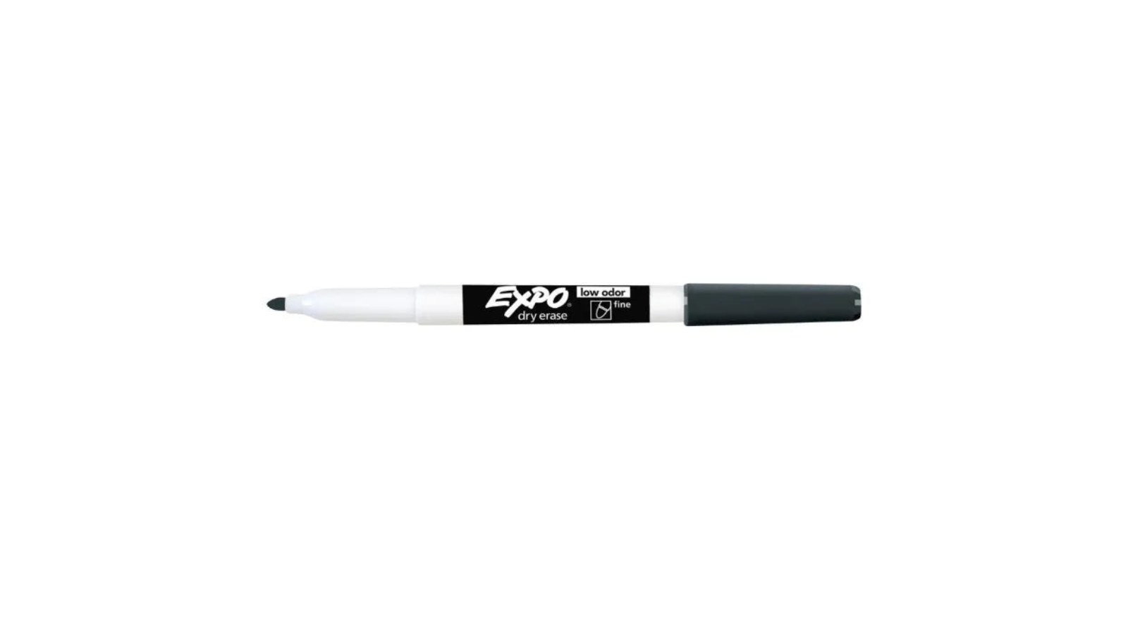 Expo Pack of 12 Dry Erase Fine Tip Whiteboard Marker - Black
