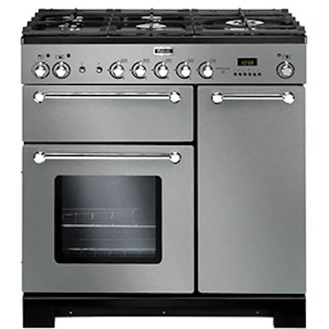Falcon Kitchener 900mm Dual Fuel Freestanding Cooker - Stainless Steel Chrome