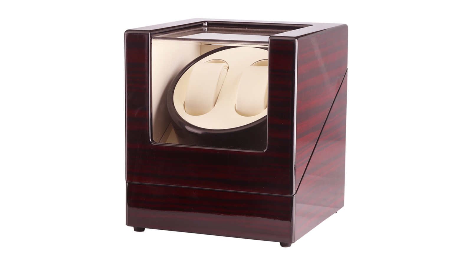 Serrano Automatic Dual Watch Winder Wood Display Box