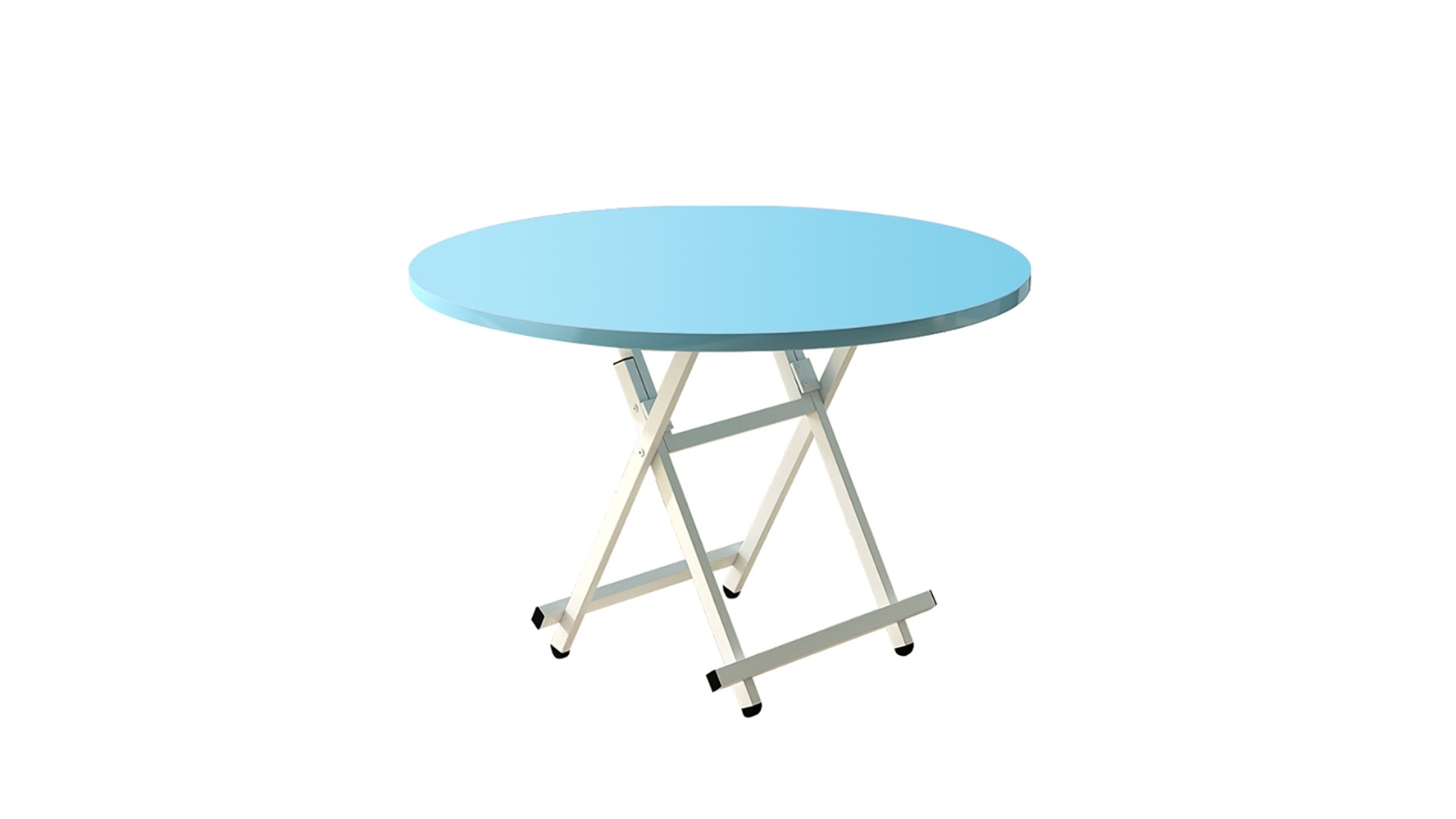Soga Round Portable Dining Table - Blue