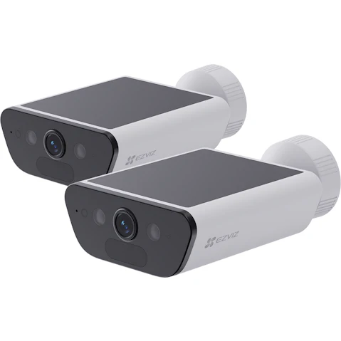 EZVIZ CB5 4K 2-Pack Security Camera with Solar Panel