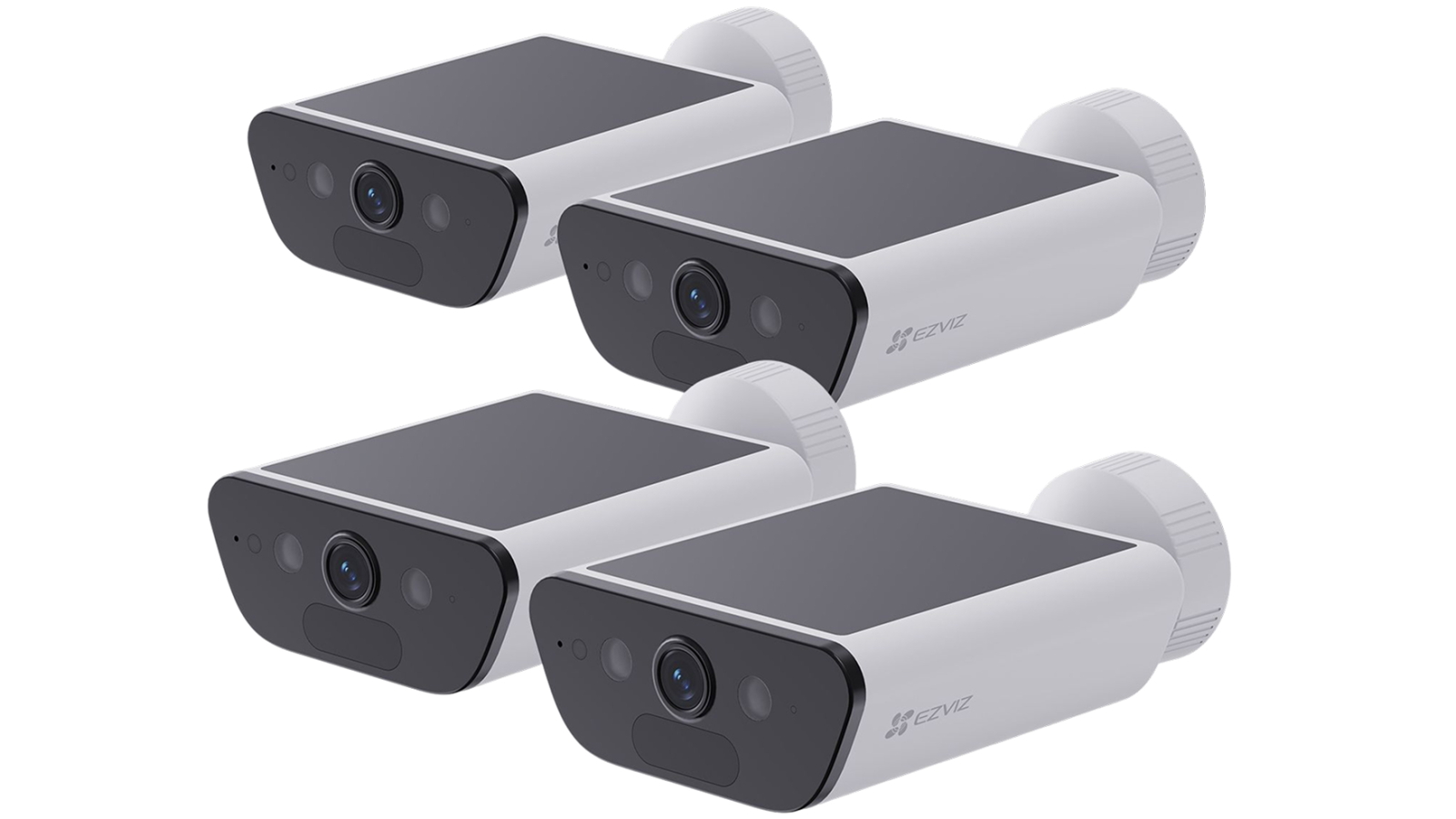 EZVIZ CB5 4K 4-Pack Security Camera + Solar Panel