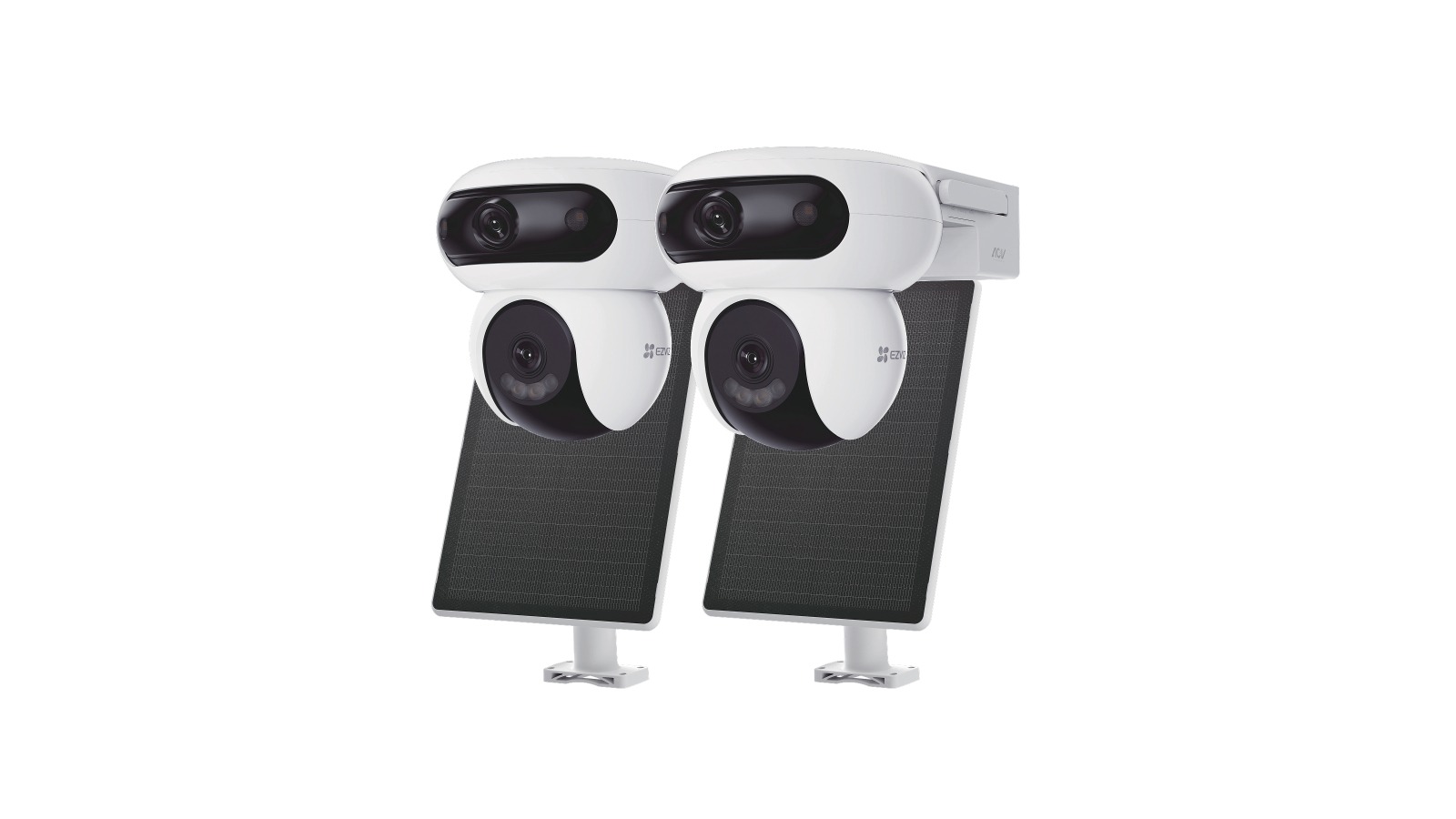 EZVIZ HB90 Dual 3K 2-Pack Security Camera + Solar Panel