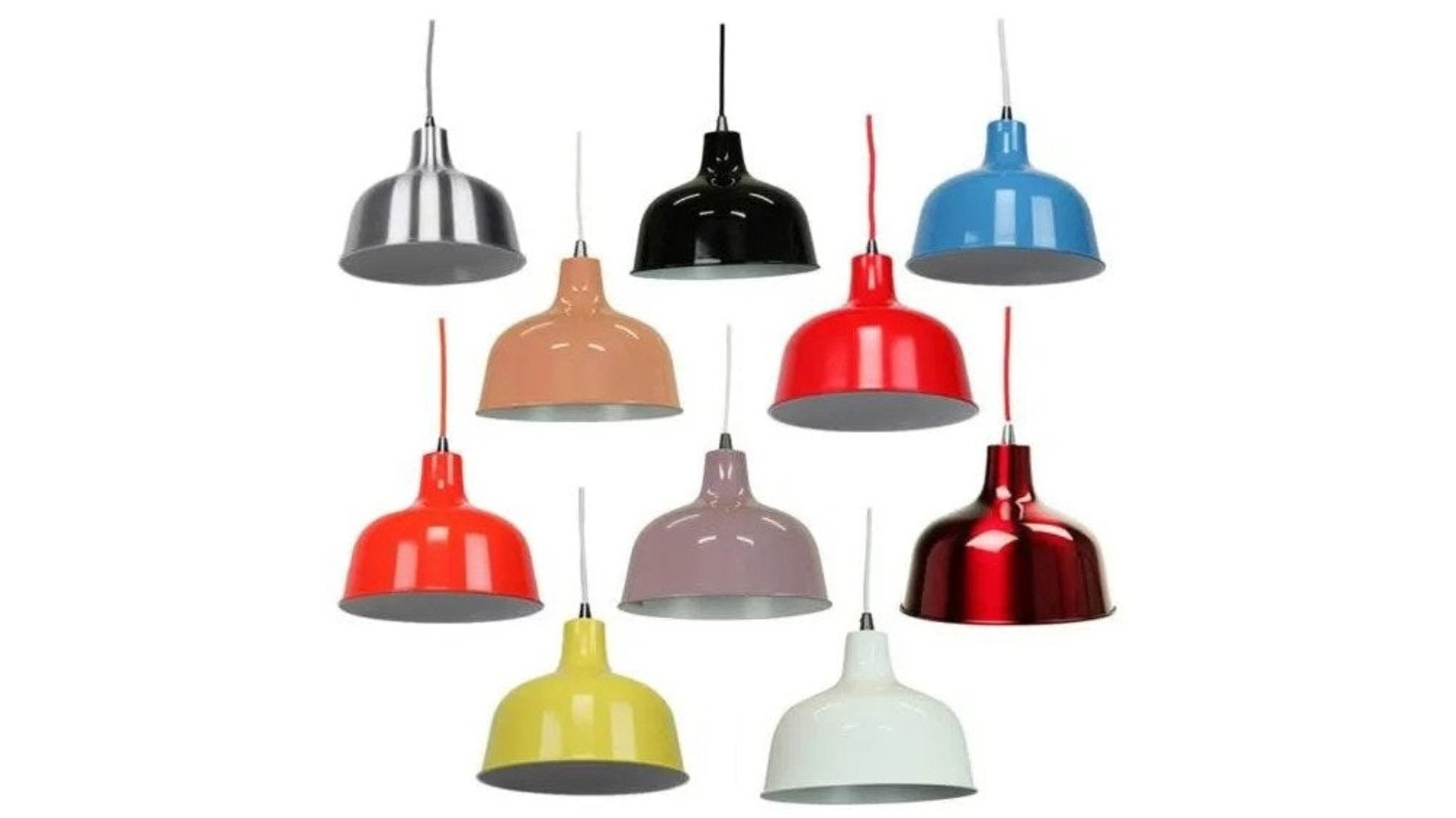 Sylvania Lighting Danica Classic Dome Metal Cord Drop Pendant Light