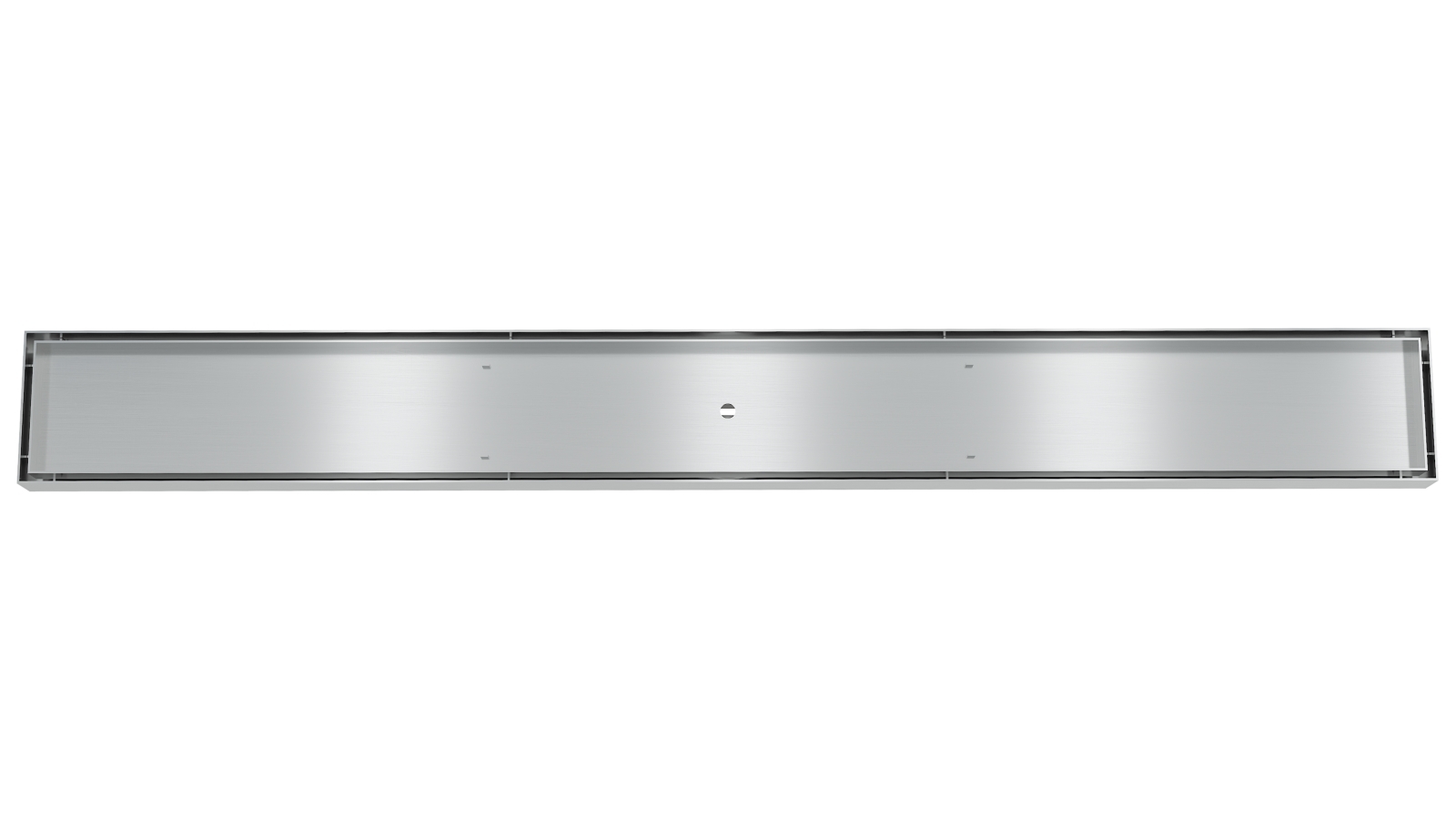Linsol EzyFlow 1000 Tile Insert Channel Grate - Brushed Steel