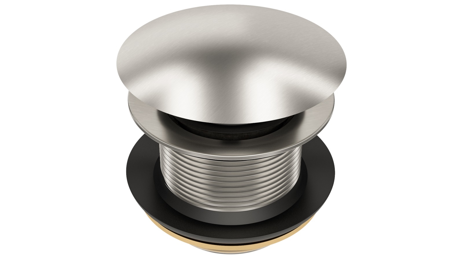 Linsol EzyFlow 40mm Pop-up Plug & Waste for Bath - Brushed Nickel