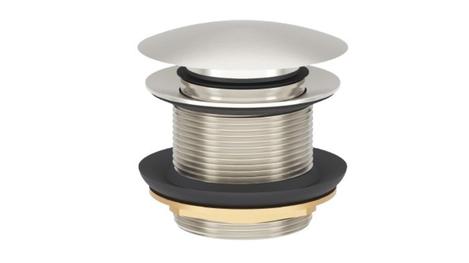 Linsol Ezyflow 40mm Pop-Up Plug and Waste - Brushed Nickel