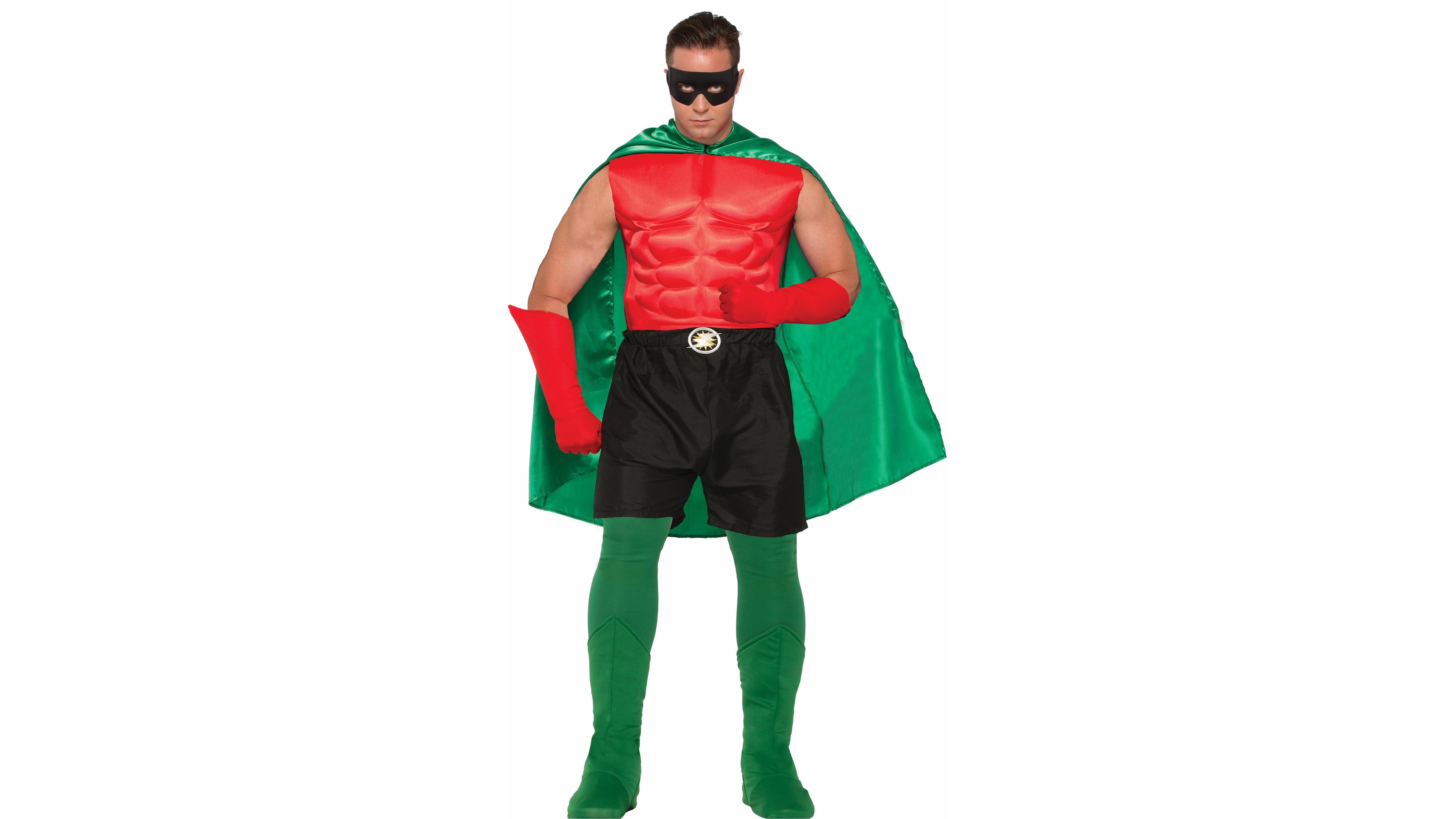 Rubies Deerfield Hero Cape - Green - Adult
