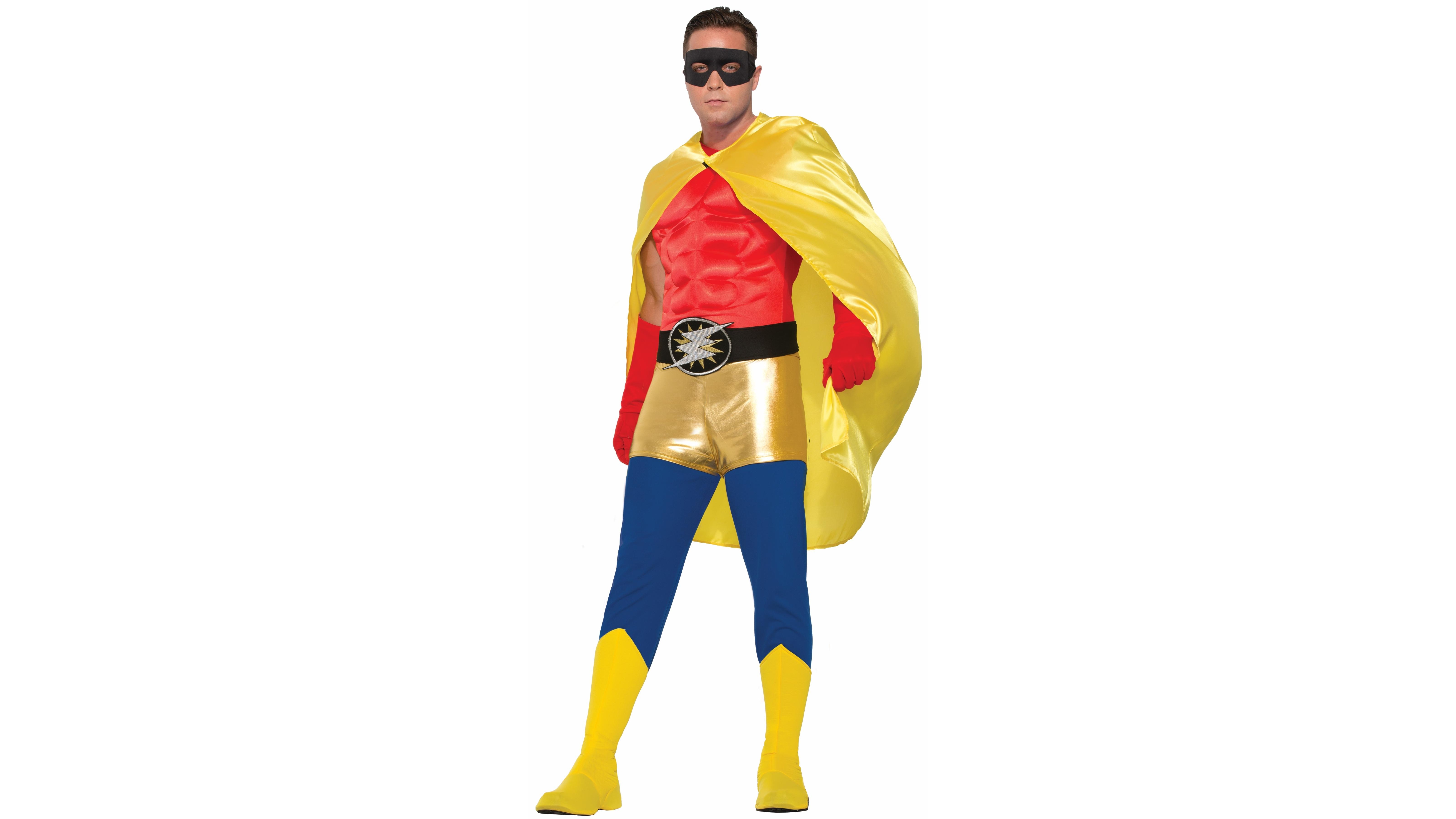 Rubies Deerfield Hero Cape - Yellow - Adult