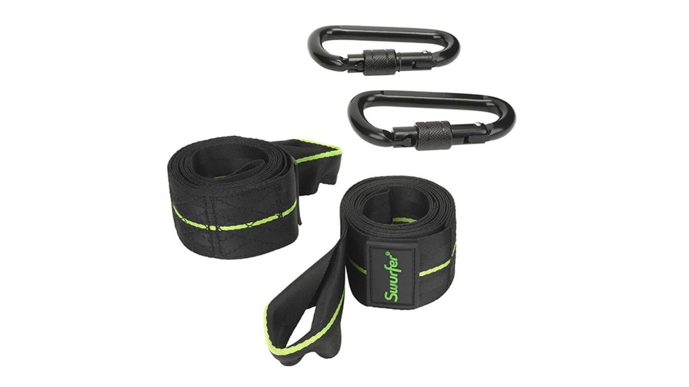 Flybar Heavy Duty Swurfer Hanging Straps for Tree Swing