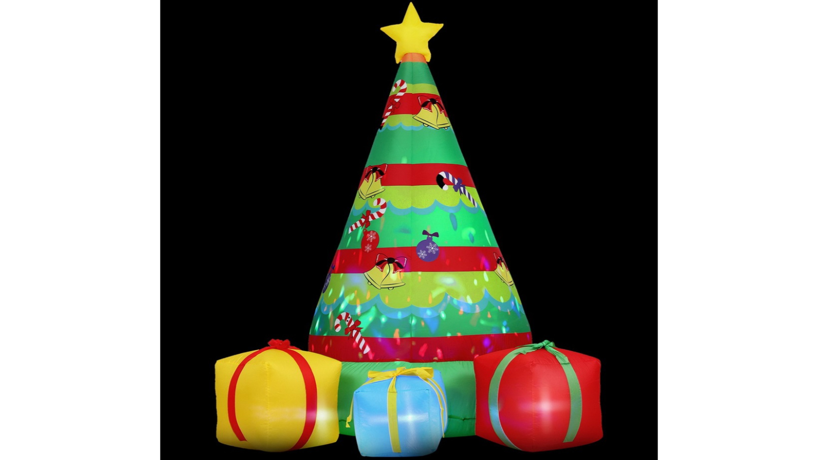 Jingle Jollys 2.2metre Christmas Inflatable Gift Tree
