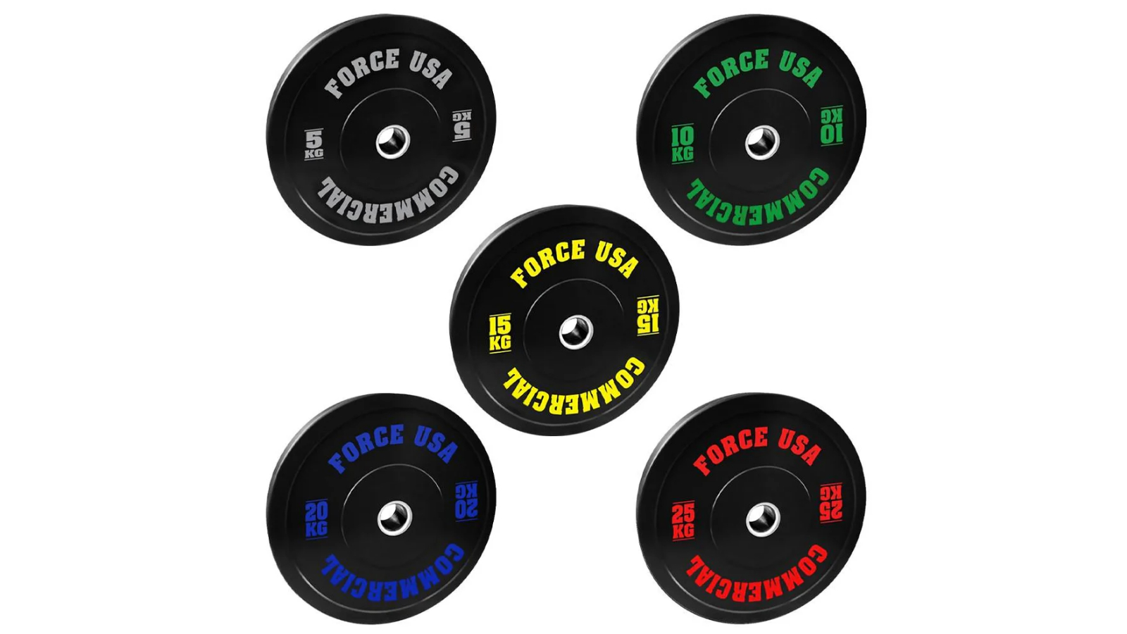 Force USA Black Ultimate Training Bumper Plate