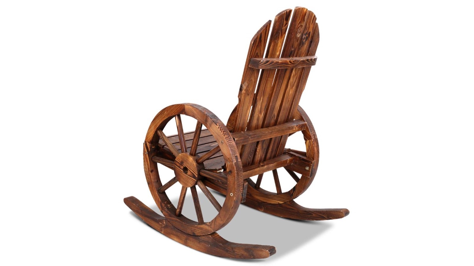 Gardeon Outdoor Wooden Wagon Rocking Chair Harvey Norman