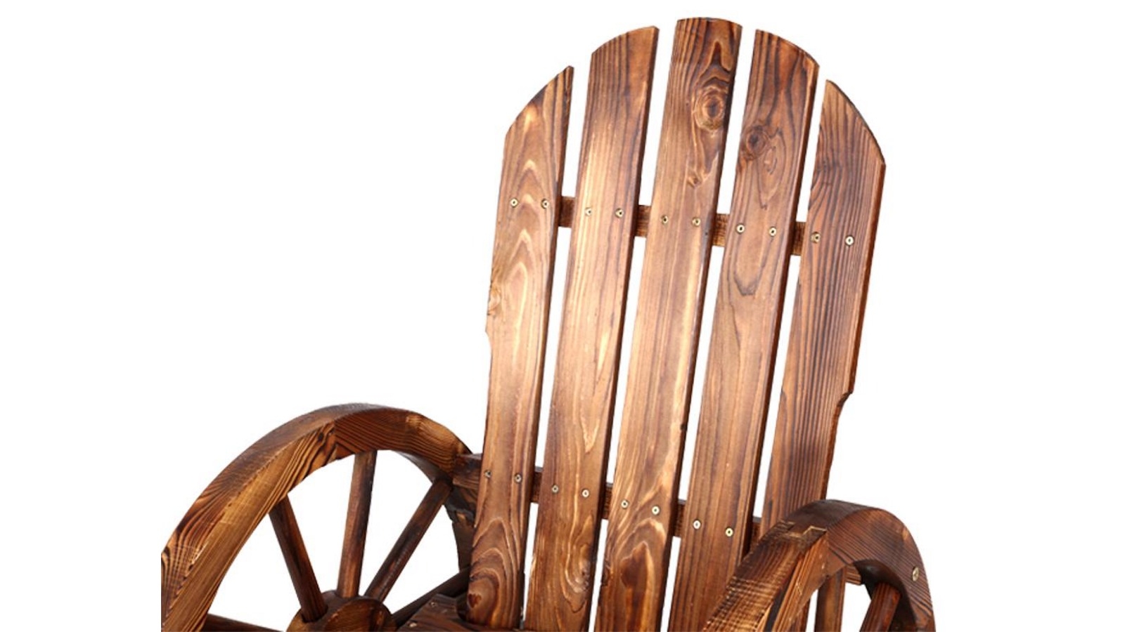 Gardeon Outdoor Wooden Wagon Rocking Chair Harvey Norman