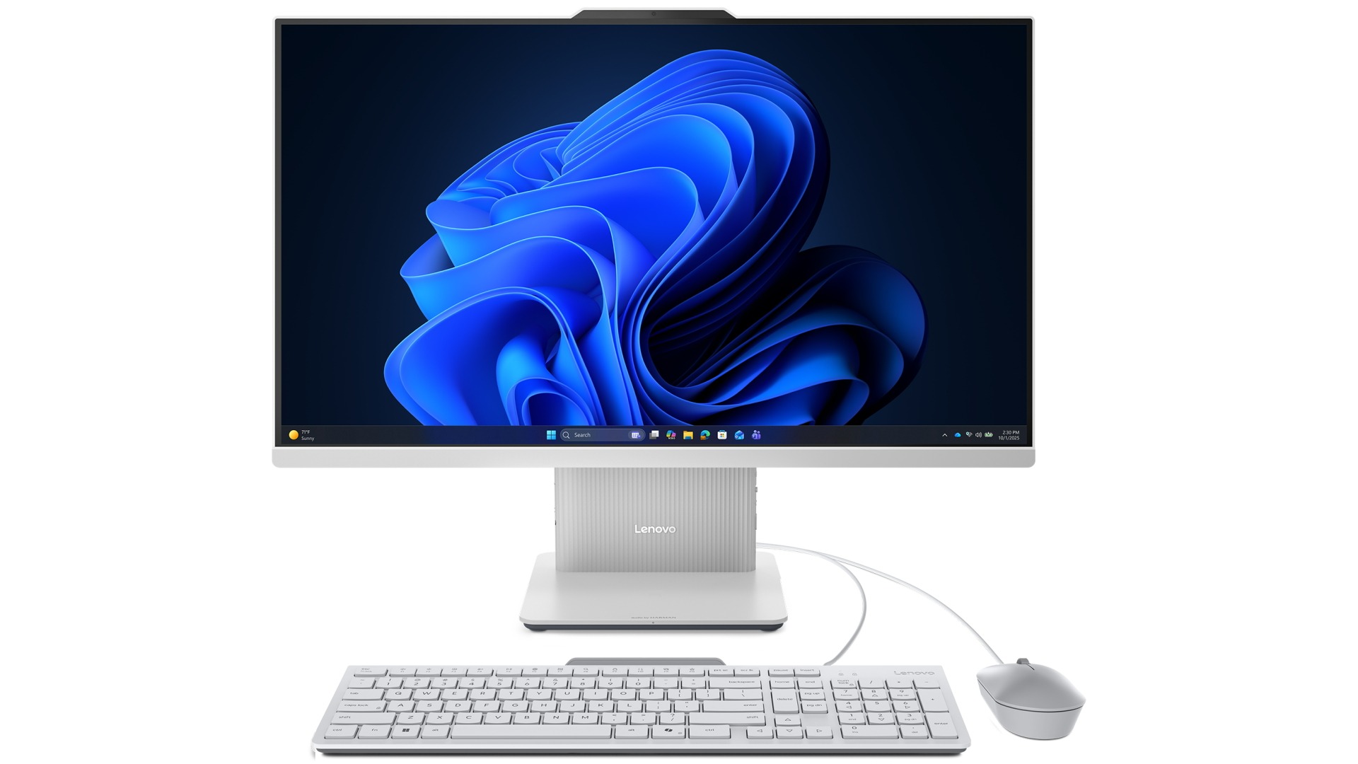Lenovo IdeaCentre AIO 27-inch Core Ultra 5-226V/16GB/512GB SSD All-in-One Desktop - Cloud Grey