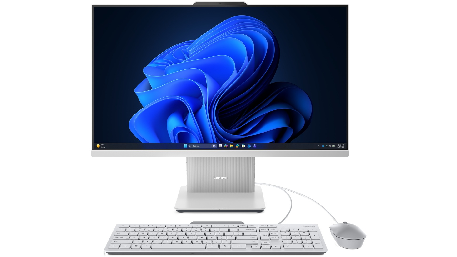 Lenovo IdeaCentre AIO 27-inch Core Ultra 7-256V/16GB/1TB SSD All-in-One Desktop - Cloud Grey