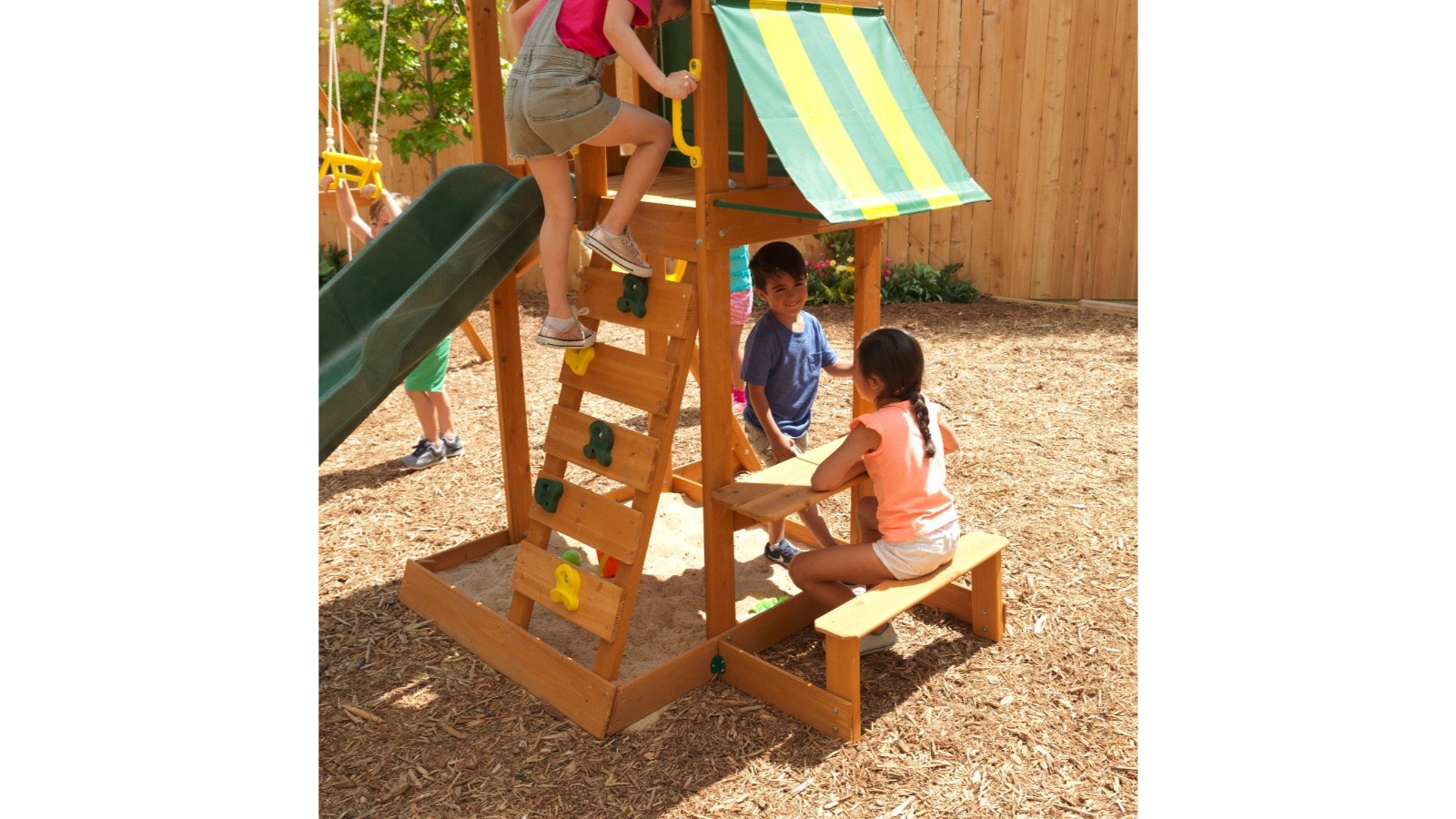 Kidkraft Spring Meadow Playset Spring Meadow Wooden Swing Set