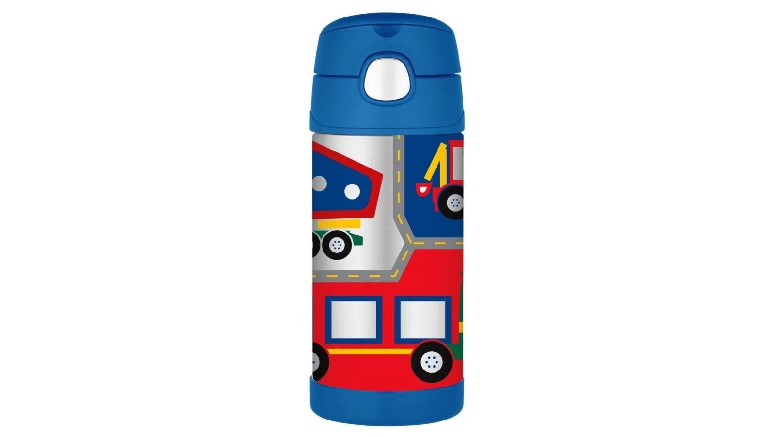 Thermos Funtainer Stainless Steel Drink Bottle 355ml - Blue Truck