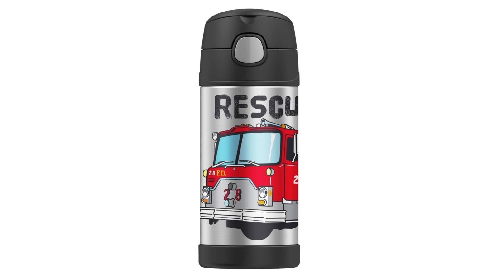 Thermos Funtainer Stainless Steel Drink Bottle 355ml - Firetruck