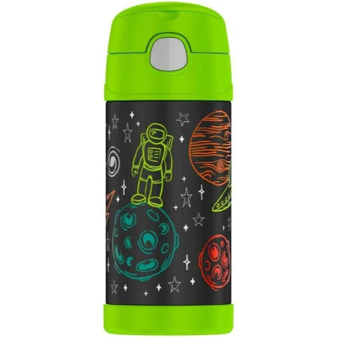 Thermos Funtainer Stainless Steel Drink Bottle 355ml - Astronauts