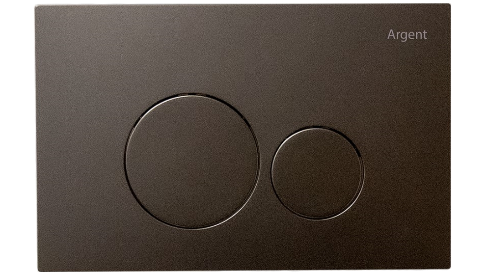 Argent Grace Mechanical Round Flush Plate - Gunmetal