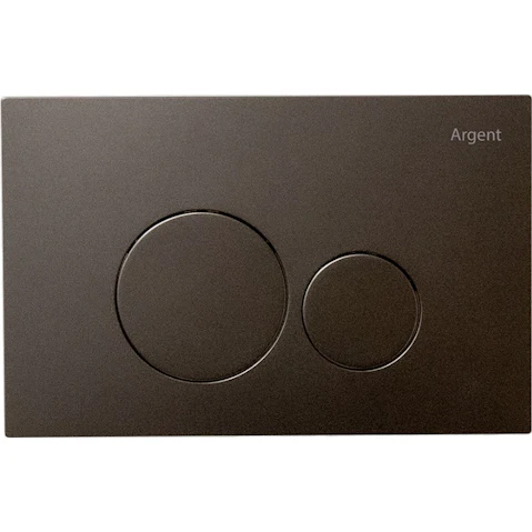 Argent Grace Mechanical Round Flush Plate - Gunmetal