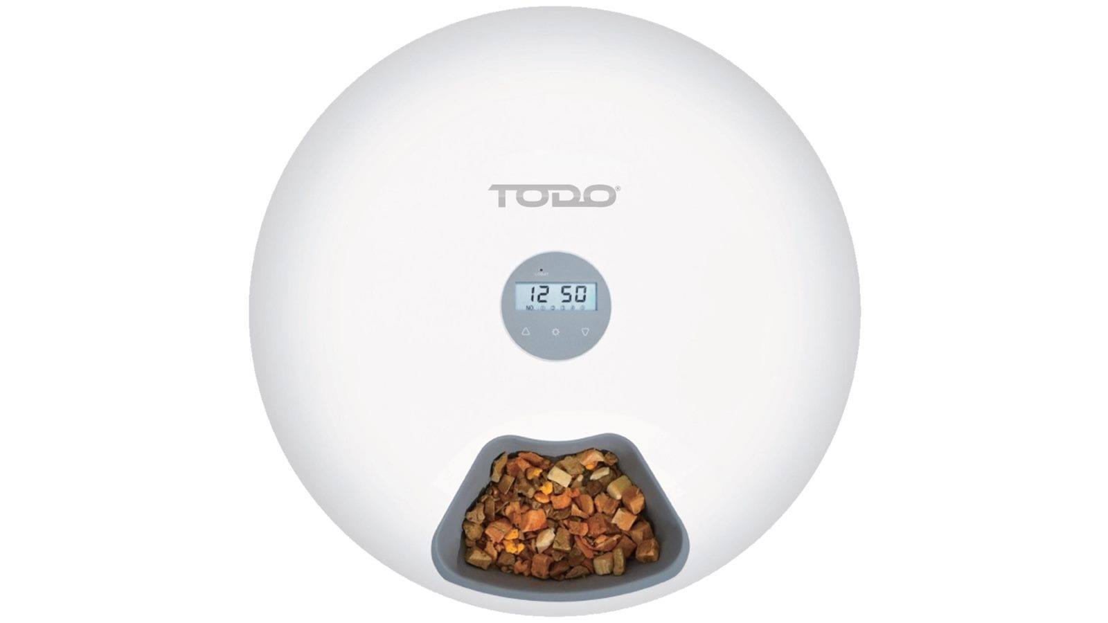 Todo 180ml x 6 Meal Digital LCD Automatic Pet Feeder - White