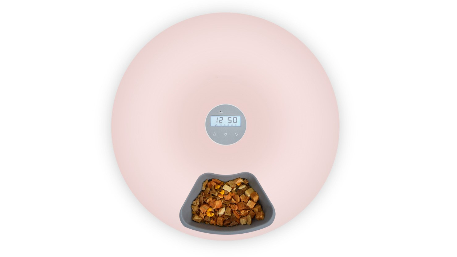 YES4PETS 6 Meal Automatic Pet Food Feeder Dispenser with Programmable Timer - Pink