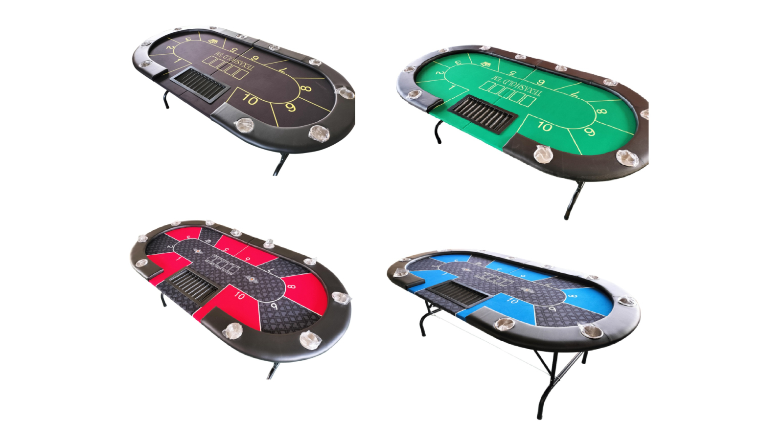 TopOne Sports Foldable Blackjack Texas Poker Table