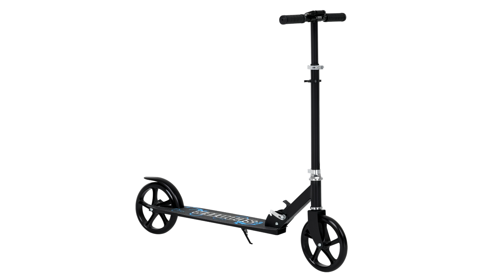 Advwin 20cm Load 100kg 3 Adjustable Height Folding Kick Scooter for Age 6+ - Blue