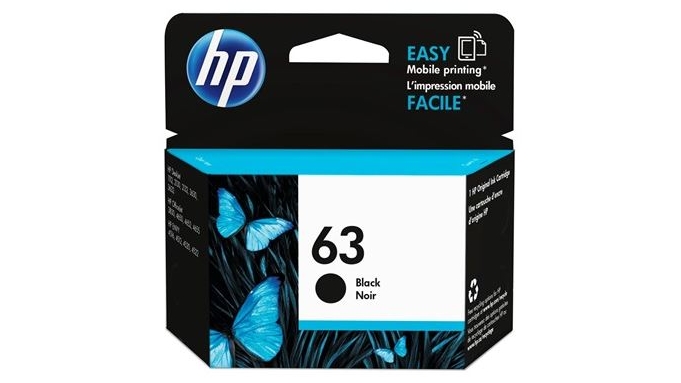 HP 63 Ink Cartridge Instant Ink Compatible - Black