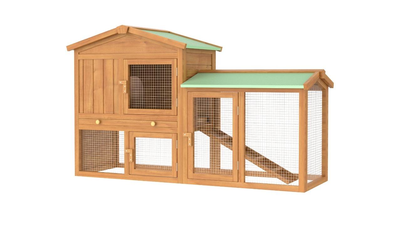 Advwin Wooden Pet Cage Chicken Coop