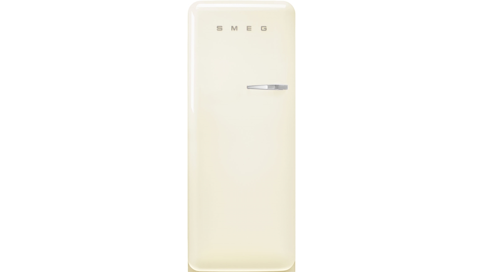 Smeg 270L 50's Style Retro Left Hinge Single Door Fridge - Cream