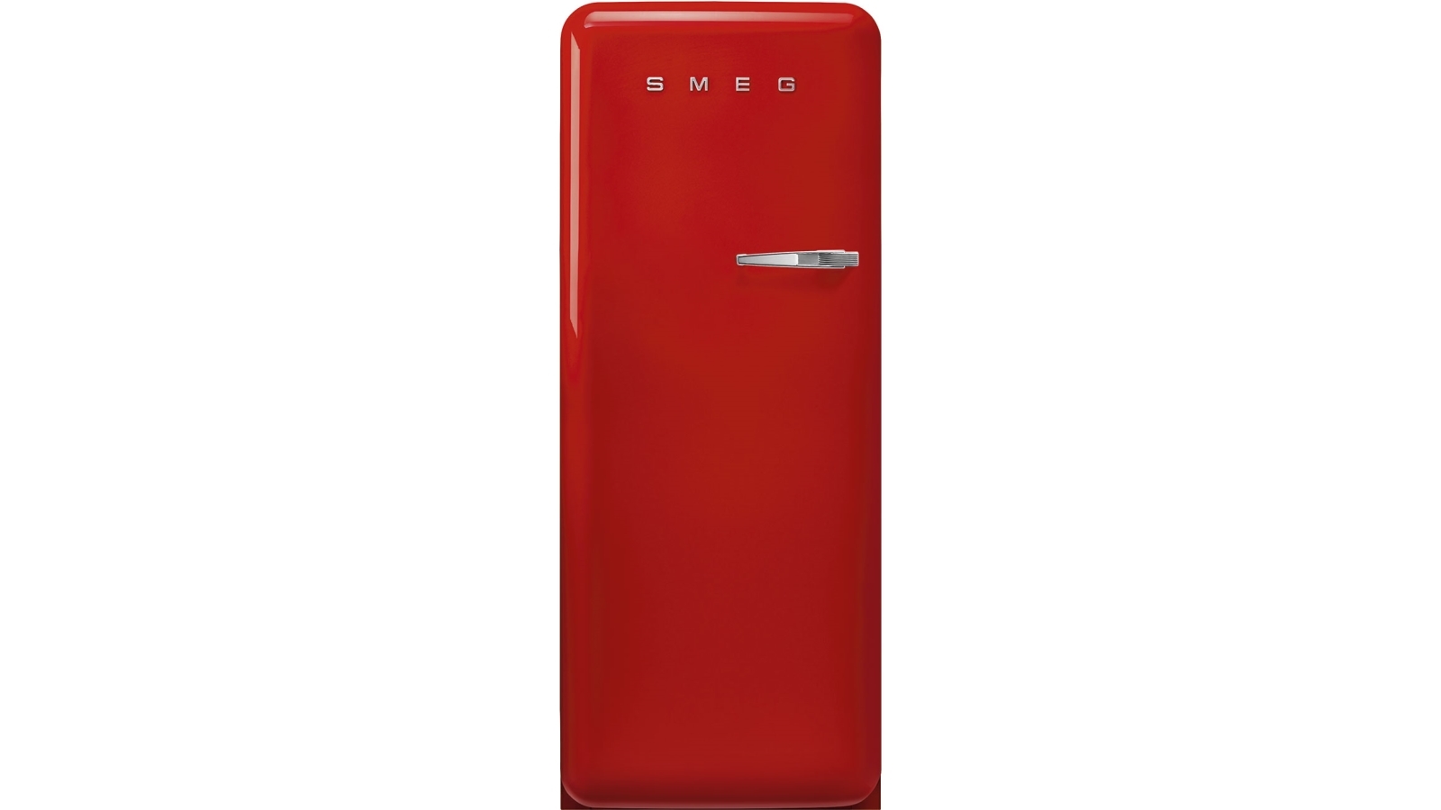 Smeg 270L 50's Style Retro Left Hinge Single Door Fridge - Red